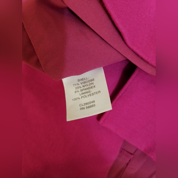 Classiques Entier size12 Hot Pink Peplum Midi Dress. A beautiful Nordstrom brand - Picture 5 of 11